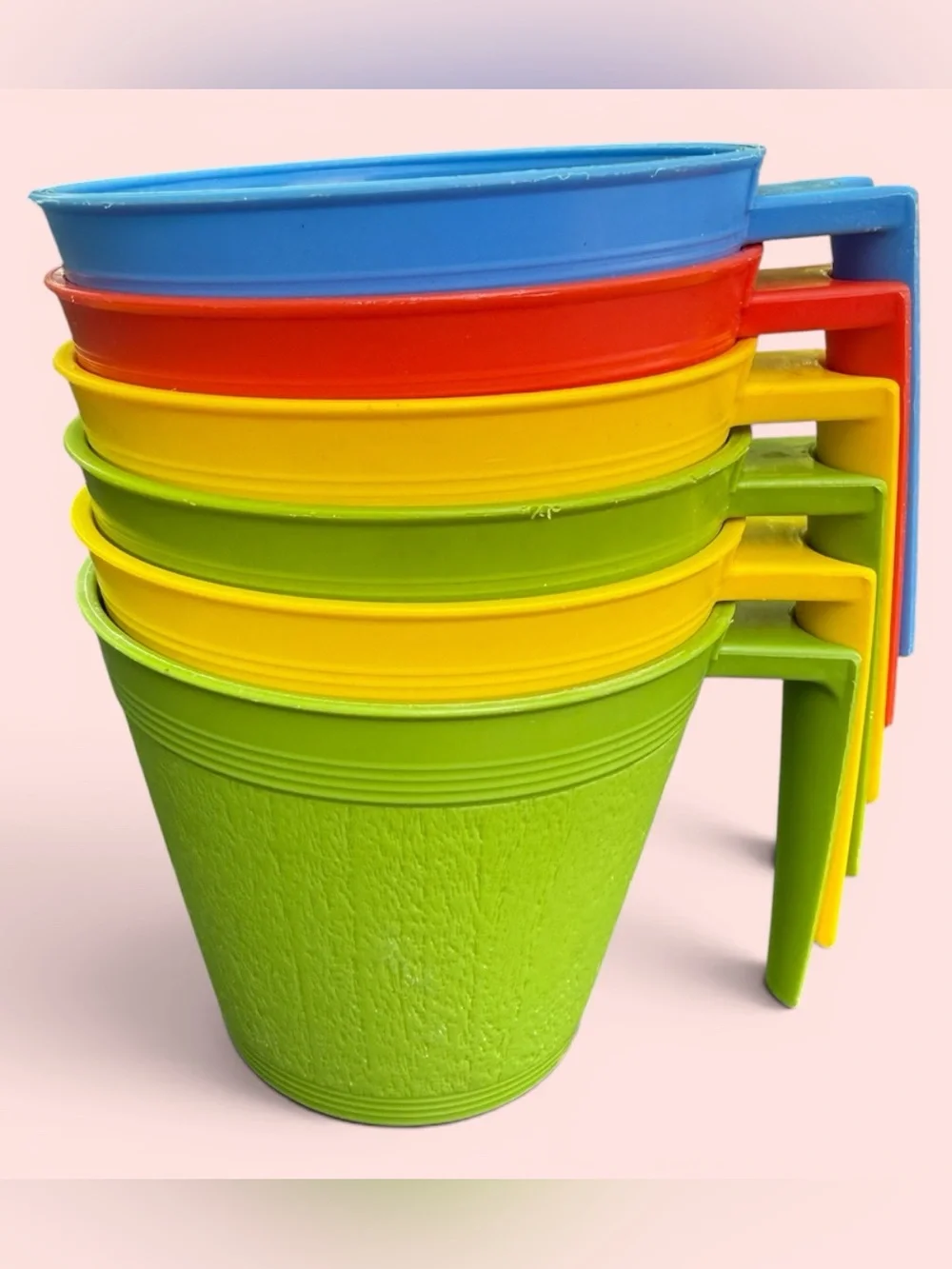 Vintage Retro Camping Mug Set of 6